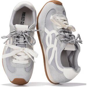 Womens Light Blue Memory Foam Shoes Lightweight Nonslip Walking Confort Sneakers